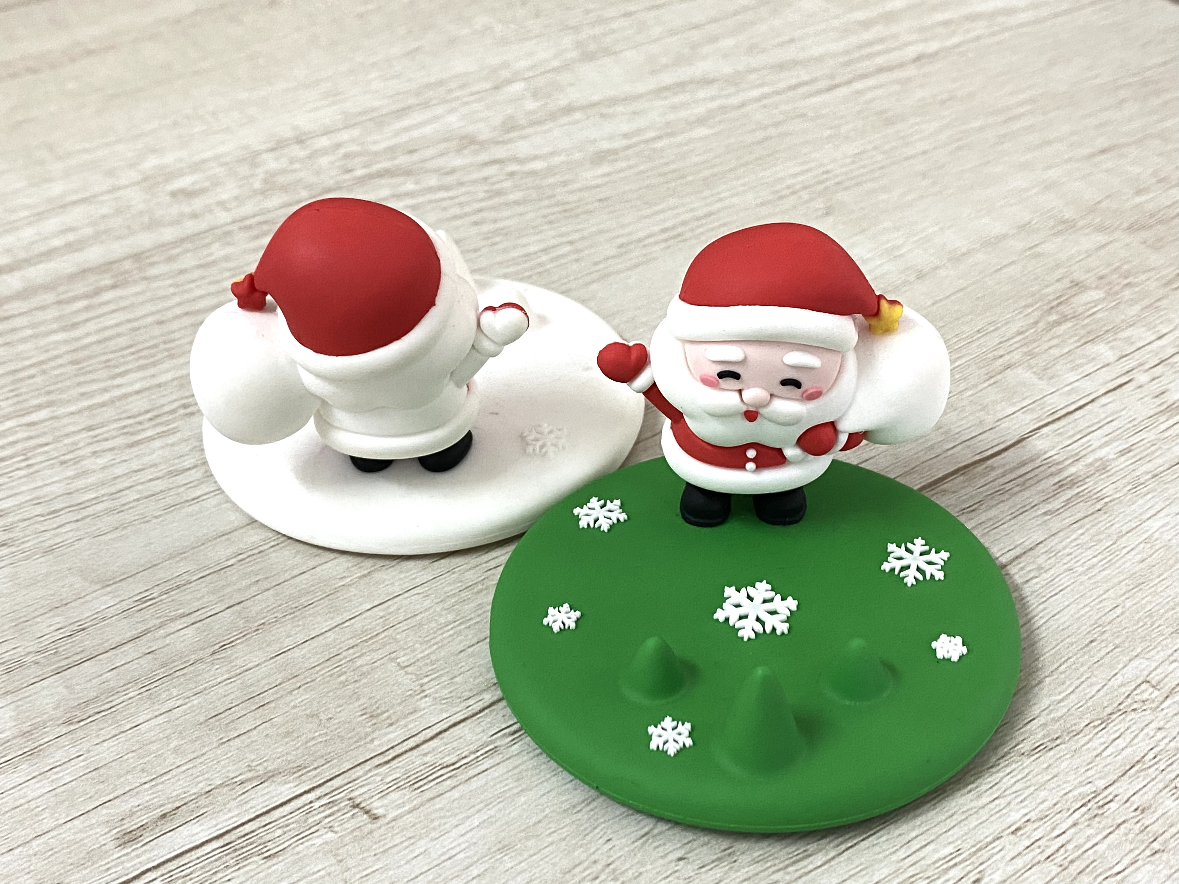 Factory Custom Wholesale 3D PVC Rubber Christmas Theme Action Figure Doll pic 5