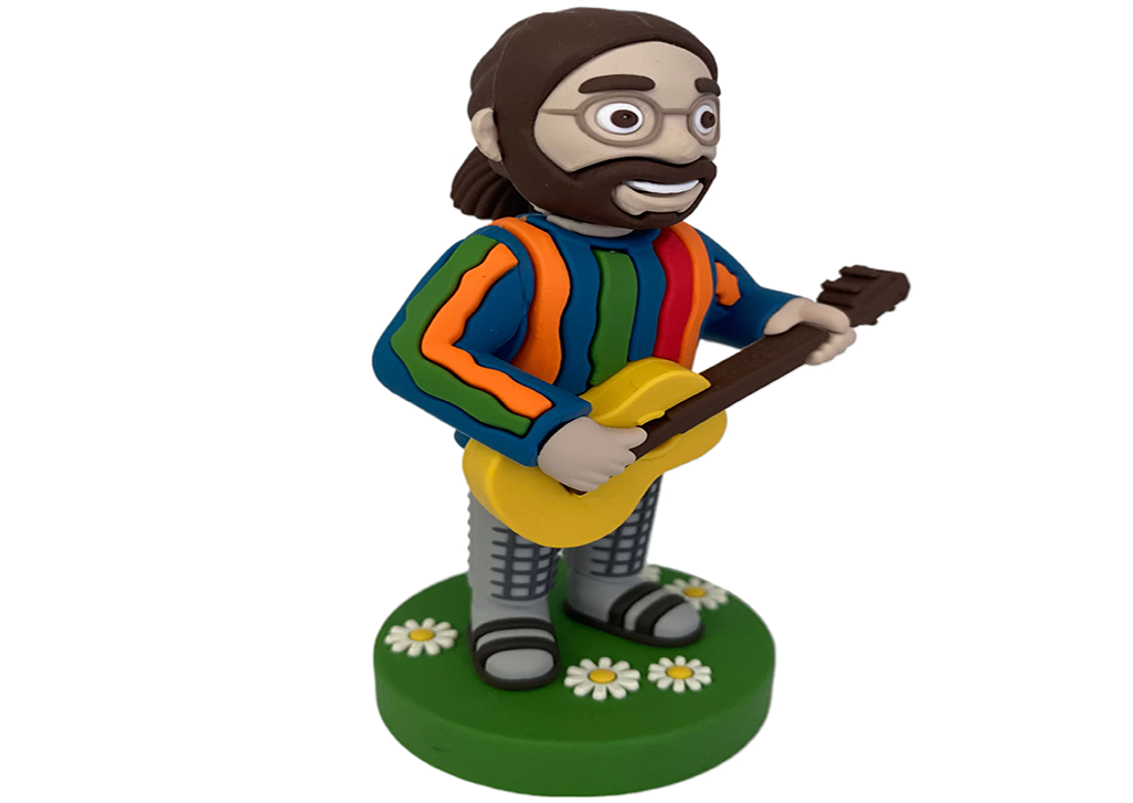 Factory Custom Wholesale 3D PVC Rubber The Guitar Man Action Figure pic 5