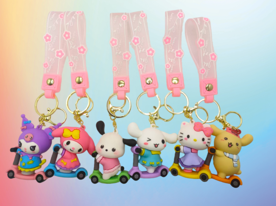 Spot keychain Creative 3D Soft PVC Keychain pic 4