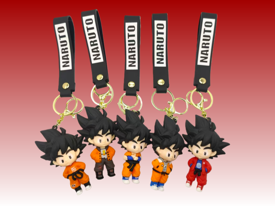 Spot Rubber keychain Creative Cartoon 3D Soft PVC Keychain pic 2