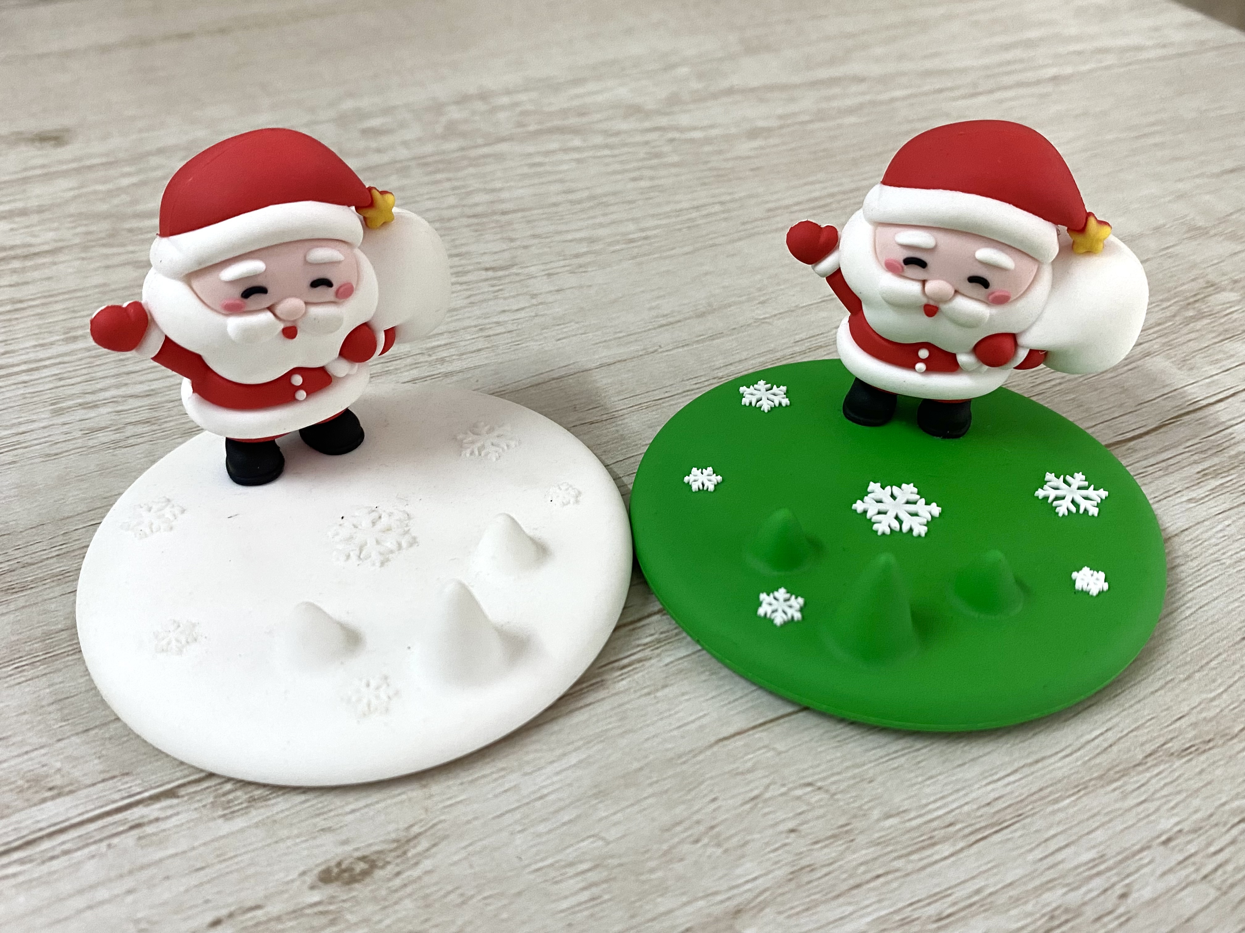 Factory Custom Wholesale 3D PVC Rubber Christmas Theme Action Figure Doll pic 1