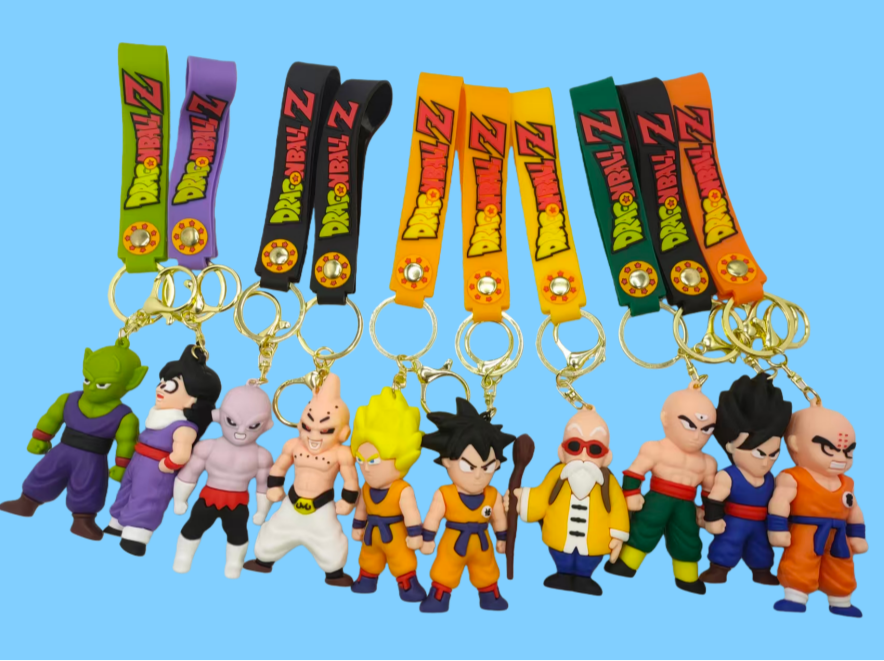 Spot Rubber keychain Creative Cartoon 3D Soft PVC Keychain pic 1