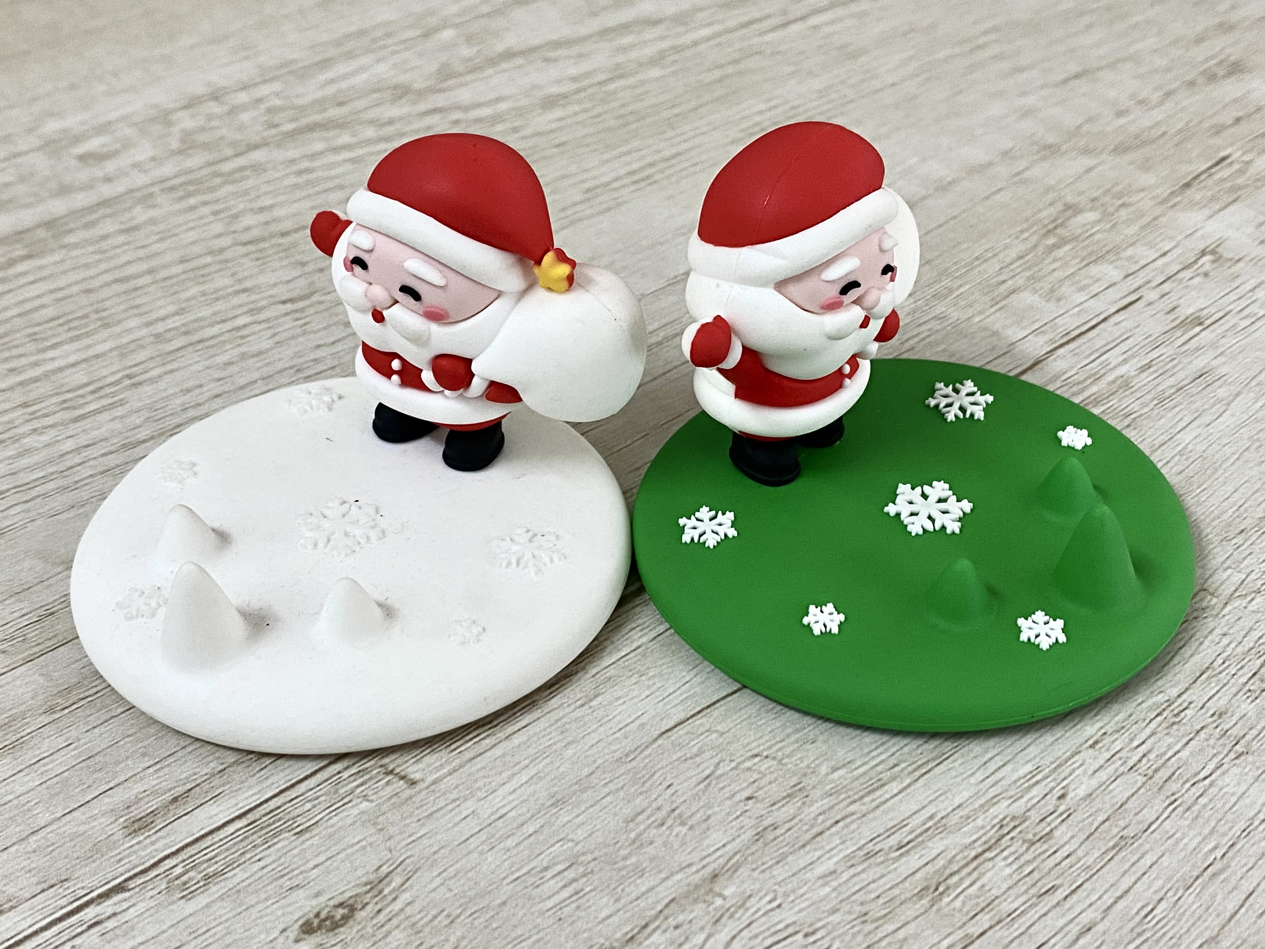 Factory Custom Wholesale 3D PVC Rubber Christmas Theme Action Figure Doll pic 3