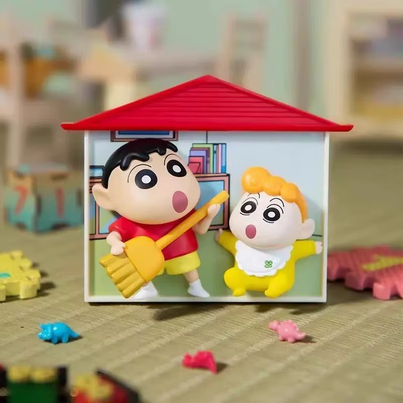 Factory Custom Cute Creative PVC Crayon Shin-chan Fridge Magnets pic 3