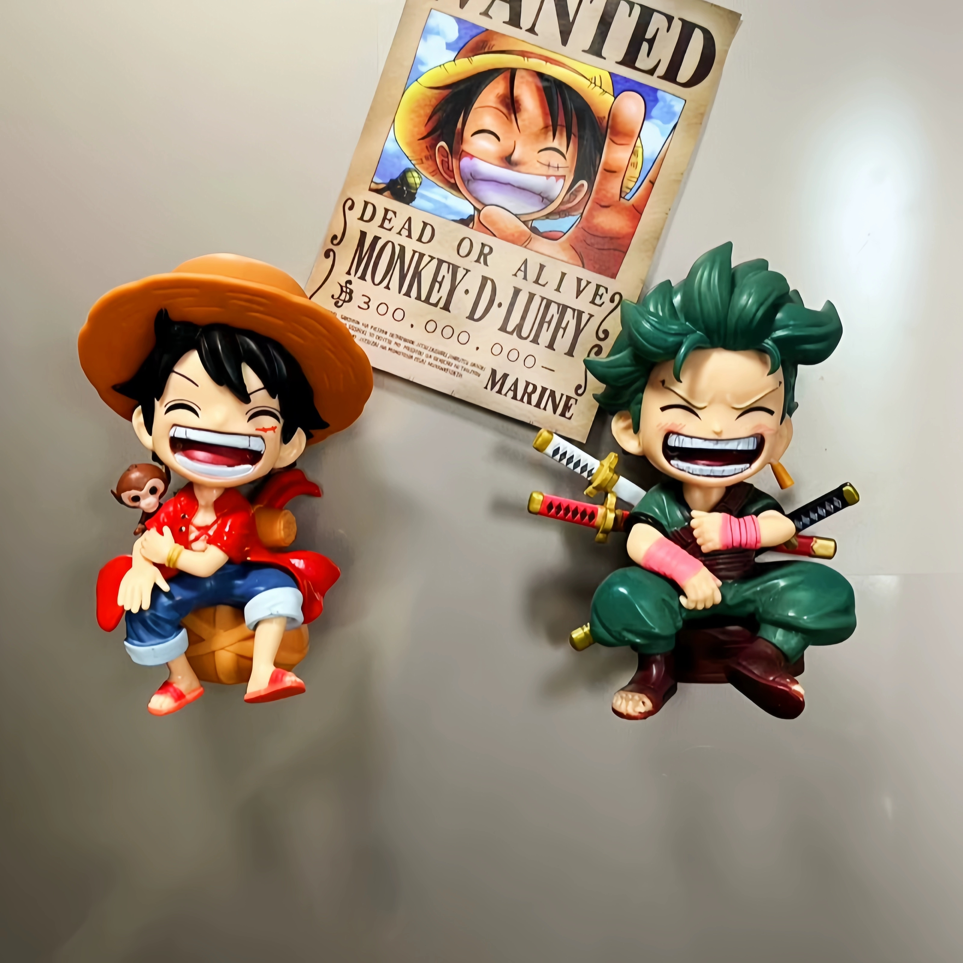 Factory Custom Cute Creative PVC One Piece Fridge Magnets Refrigerator Stickers pic 2