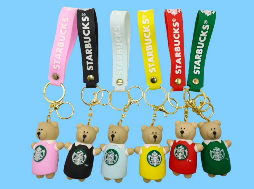 Spot Soft PVC keychain Creative 3D Rubber Keychain pic 4