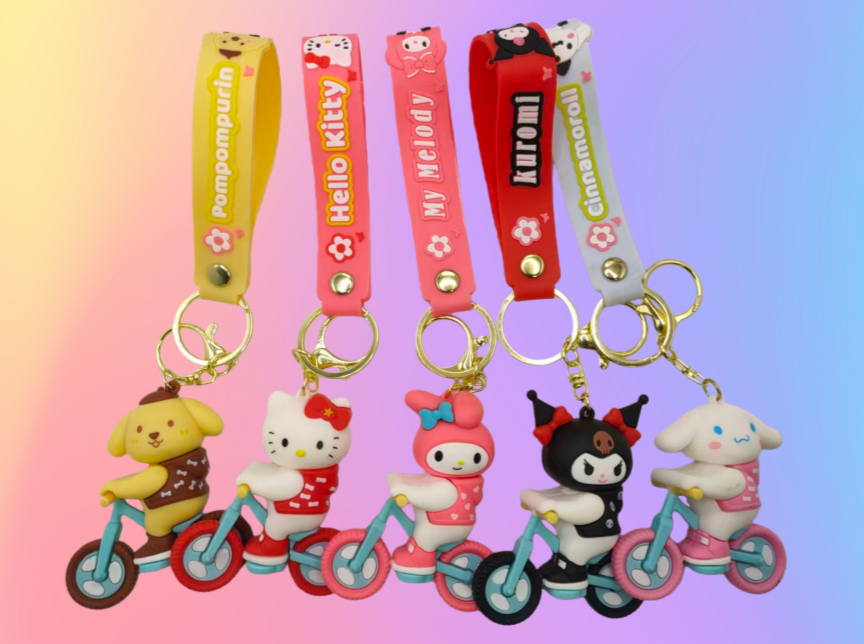 Spot keychain Creative 3D Soft PVC Keychain pic 5