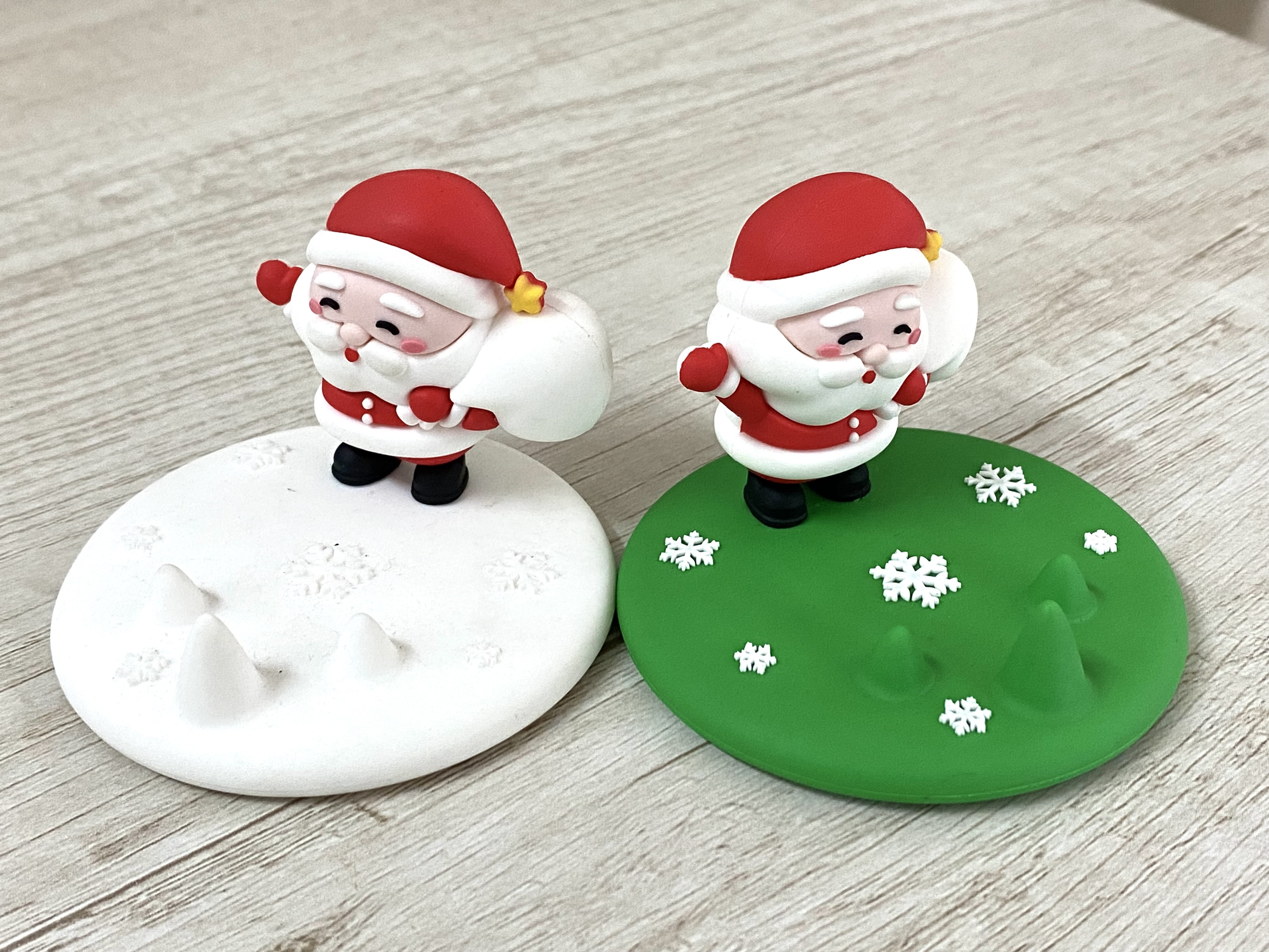 Factory Custom Wholesale 3D PVC Rubber Christmas Theme Action Figure Doll pic 4