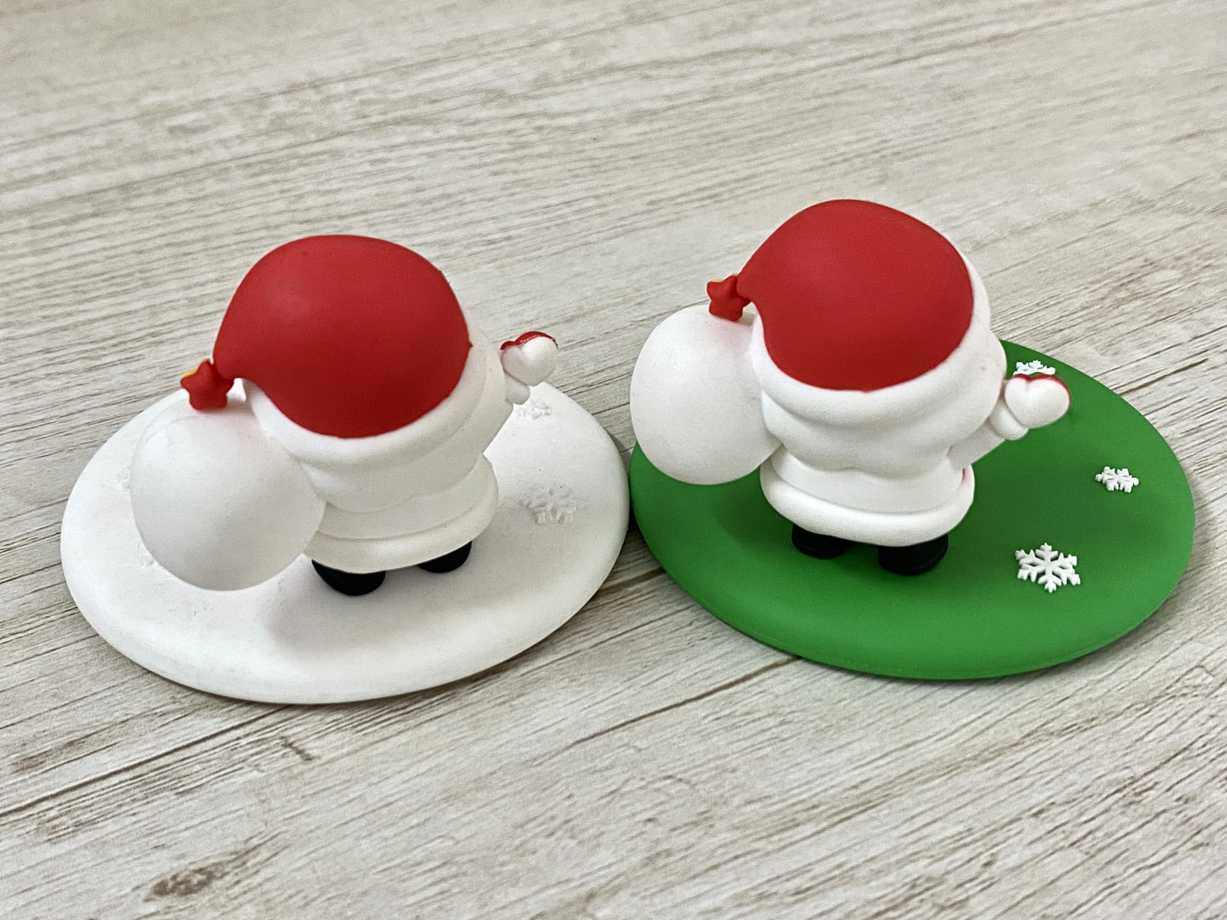 Factory Custom Wholesale 3D PVC Rubber Christmas Theme Action Figure Doll pic 2