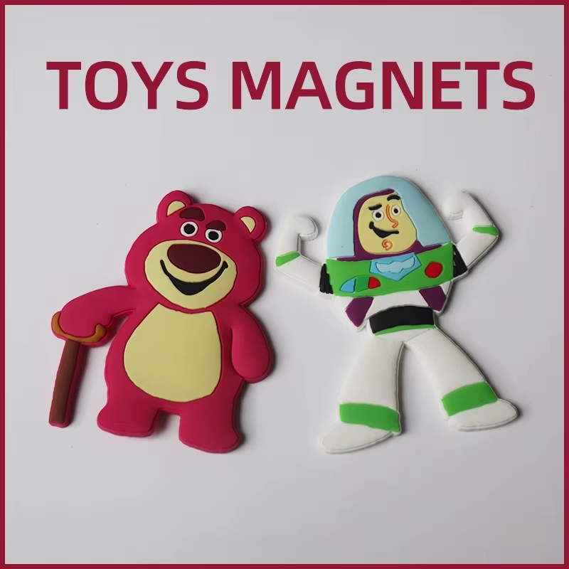 Custom 3D PVC Bass Lightyear Strawberry Bear Refrigerator Fridge Magnet  pic 5