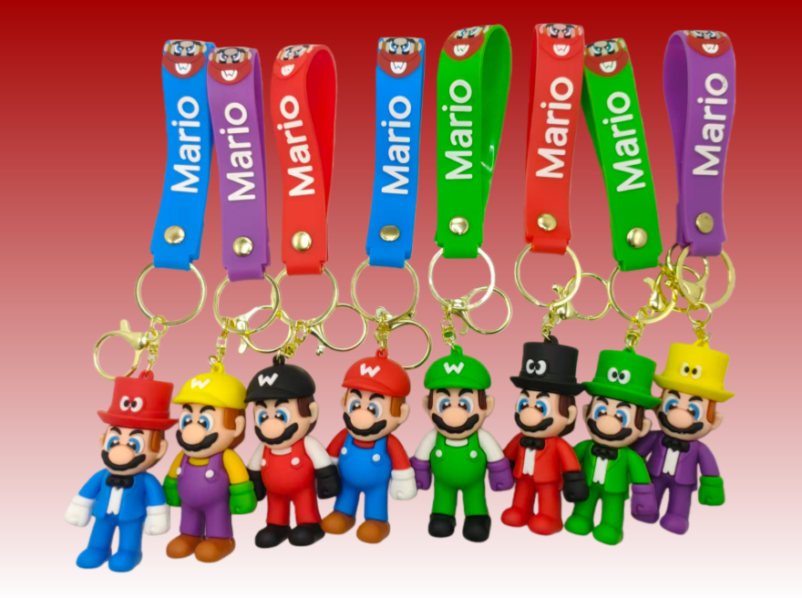 Spot Rubber keychain Creative 3D Soft PVC Keychain Factory Price pic 1