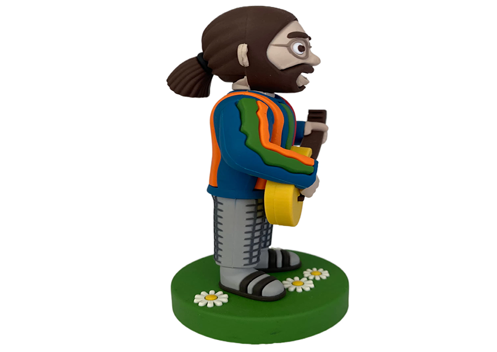 Factory Custom Wholesale 3D PVC Rubber The Guitar Man Action Figure pic 4